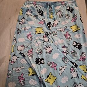 Sanrio Light Blue Character Pajama Pants